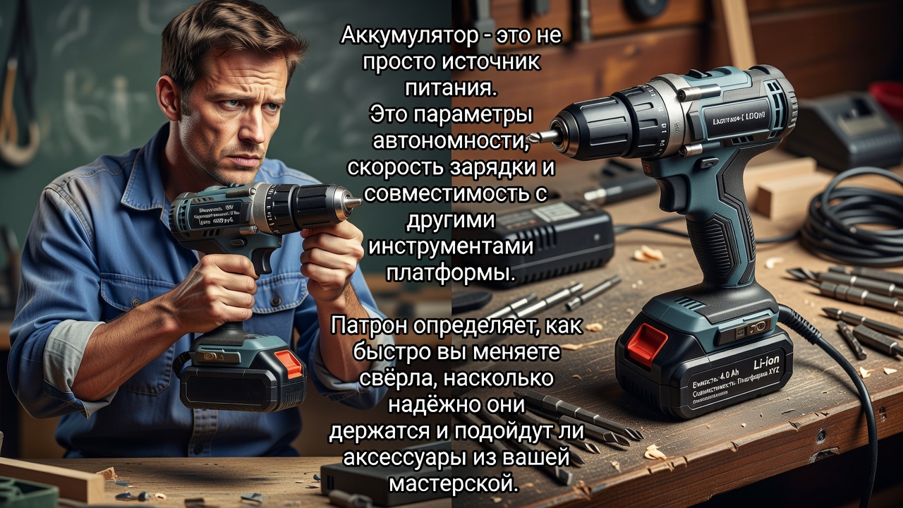 Аккумуляторная дрель: аккумулятор, патрон и эргономика — что важно